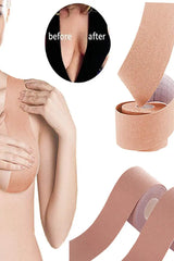 1 Roll Comfort Sexy Seamless Bra Breast Lift Tape Body Invisible Nipple Cover Silicone Strapless Push Up Bra