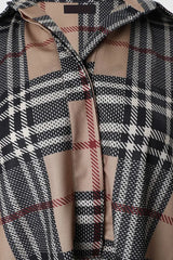 Plaid Long Sleeve Casual Shirt Dress