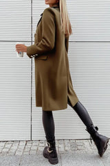 Long Sleeve Double Breasted Overcoat