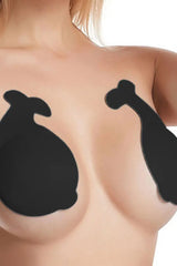 1Pair Dolphin Shape Silicone Push Up Invisible Bra Bust Lifter Self Adhesive Nipple Covers