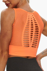 Breathable Hollow Out Active Top