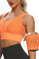 Breathable Hollow Out Active Top