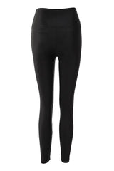 PU Leather High Waist Skinny Pants