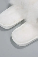 One Strap Fuzzy Slippers