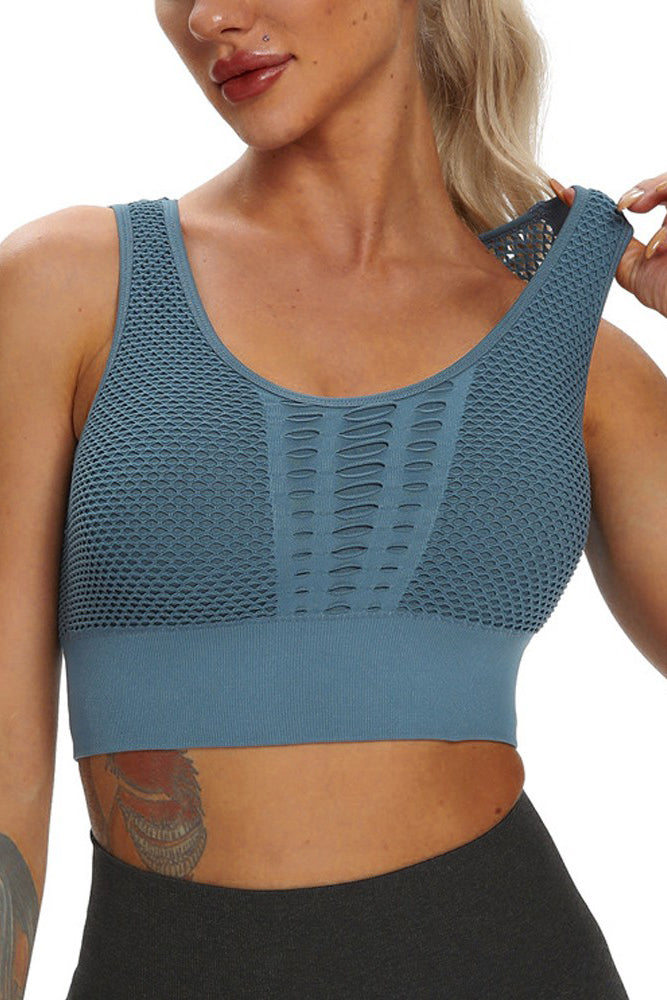 Breathable Hollow Out Active Top