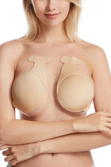 1Pair Dolphin Shape Silicone Push Up Invisible Bra Bust Lifter Self Adhesive Nipple Covers