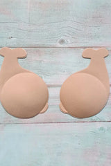 1Pair Dolphin Shape Silicone Push Up Invisible Bra Bust Lifter Self Adhesive Nipple Covers