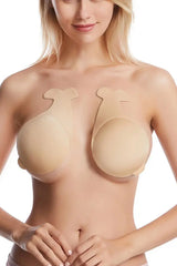 1Pair Dolphin Shape Silicone Push Up Invisible Bra Bust Lifter Self Adhesive Nipple Covers