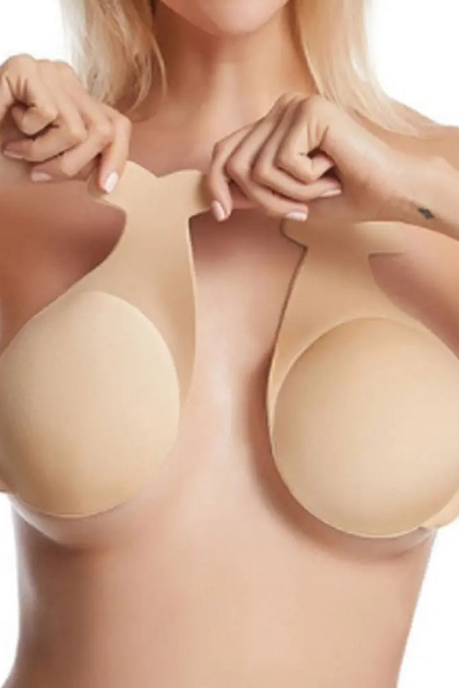 1Pair Dolphin Shape Silicone Push Up Invisible Bra Bust Lifter Self Adhesive Nipple Covers