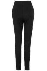 Contrast Lace High Waist Skinny Pants