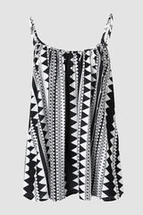 Geometric Print Flowy Cami Top