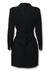 Double Breasted Long Sleeve Blazer Dress